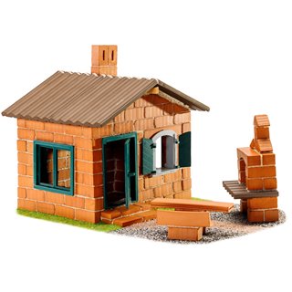 Building set - house with bbq - 185 pieces